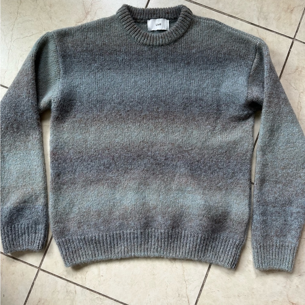 Livid (Norwegian brand) Baby Alpaca and wool knit sweater size M never worn.